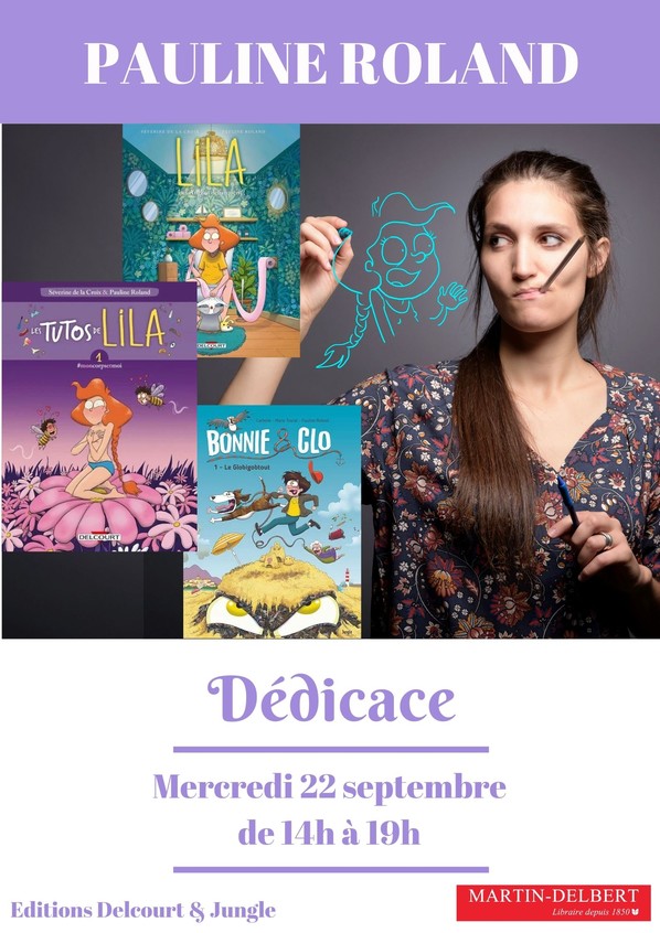 Affiche Pauline Roland en d�dicace le 22/09 � la librairie Martin-Delbert