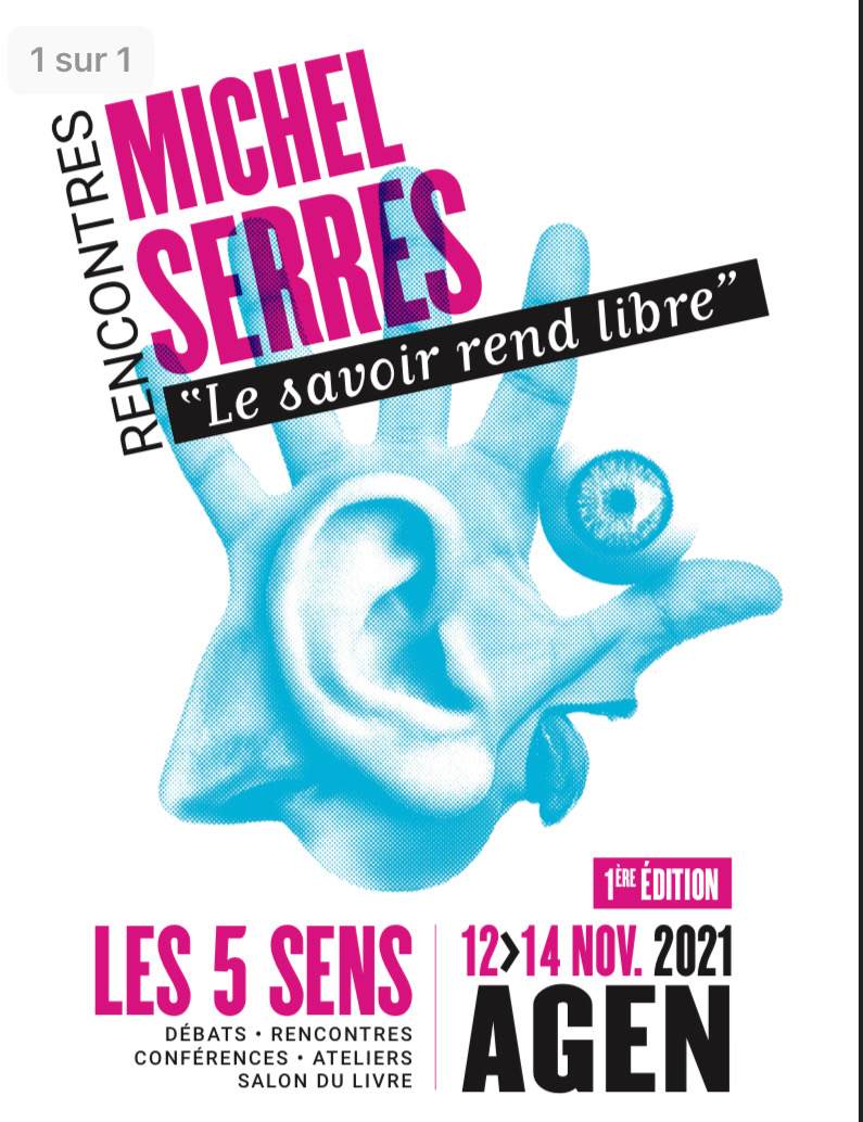 Affiche salon Michel Serres 2021