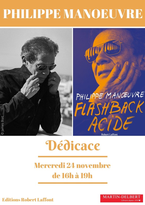 Affiche d�dicace Philippe Manoeuvre