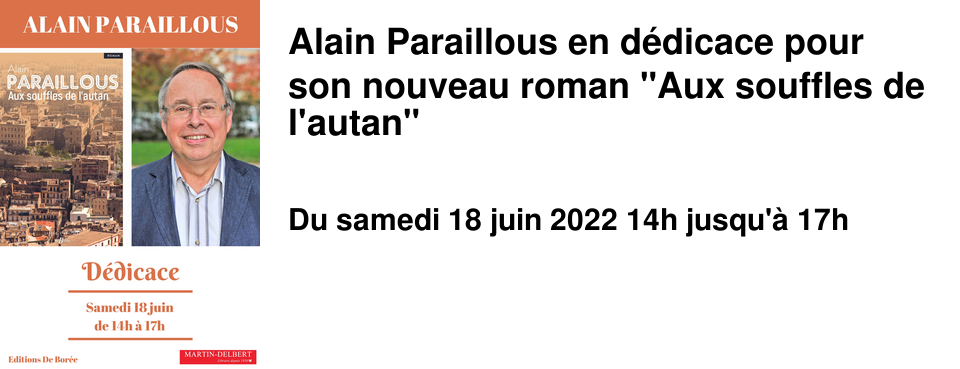 Alain Paraillous en d�dicace pour son nouveau roman "Aux souffles de l'autan"